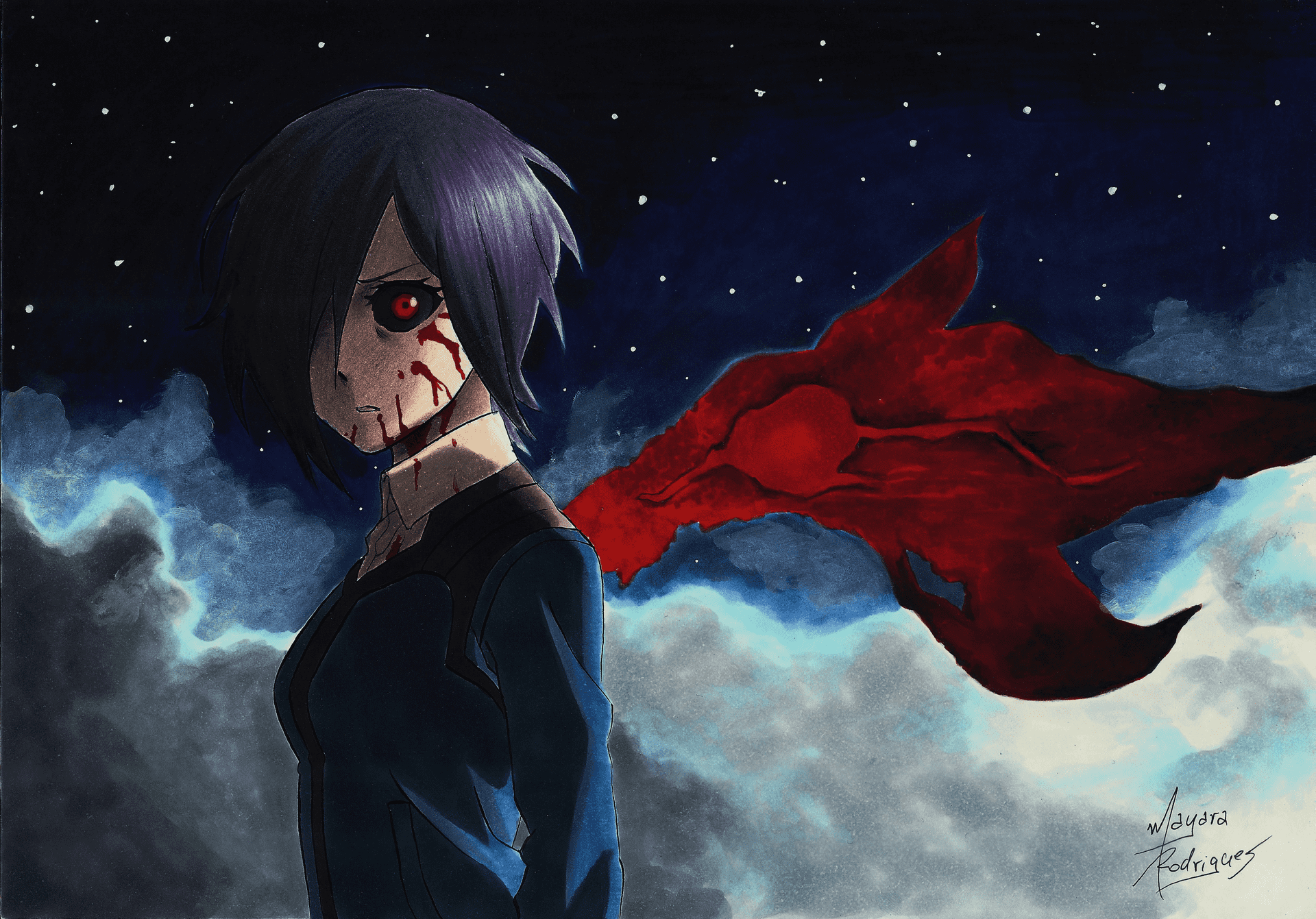 Desenho do Tokyo Ghoul