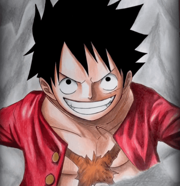 Como desenhar o Luffy fácil