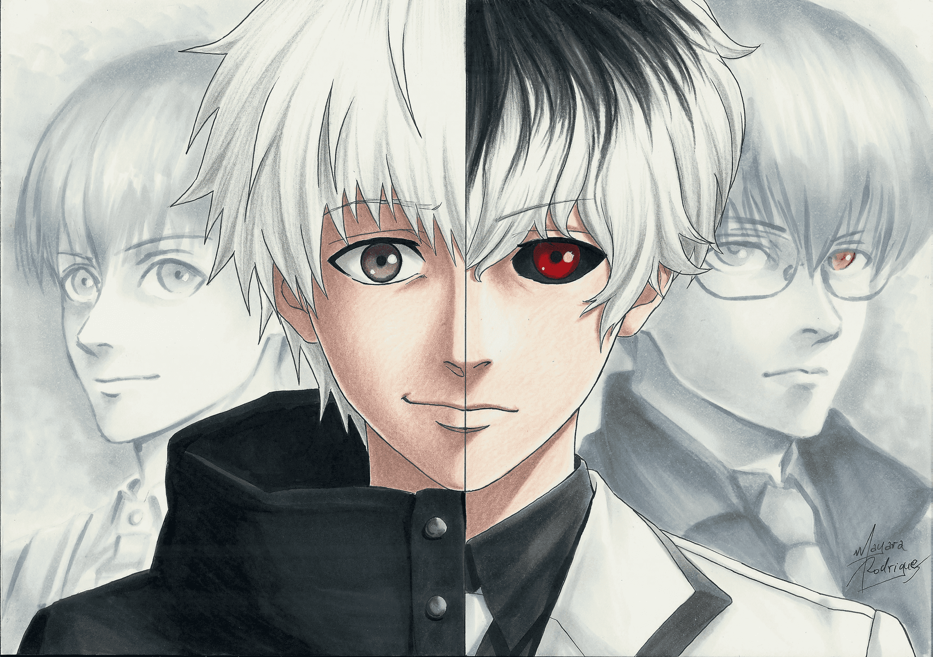 Desenho do Tokyo Ghoul