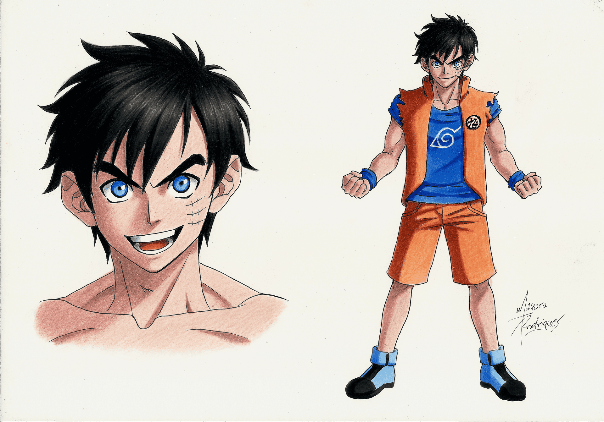 Fusão de Foku com o Luffy